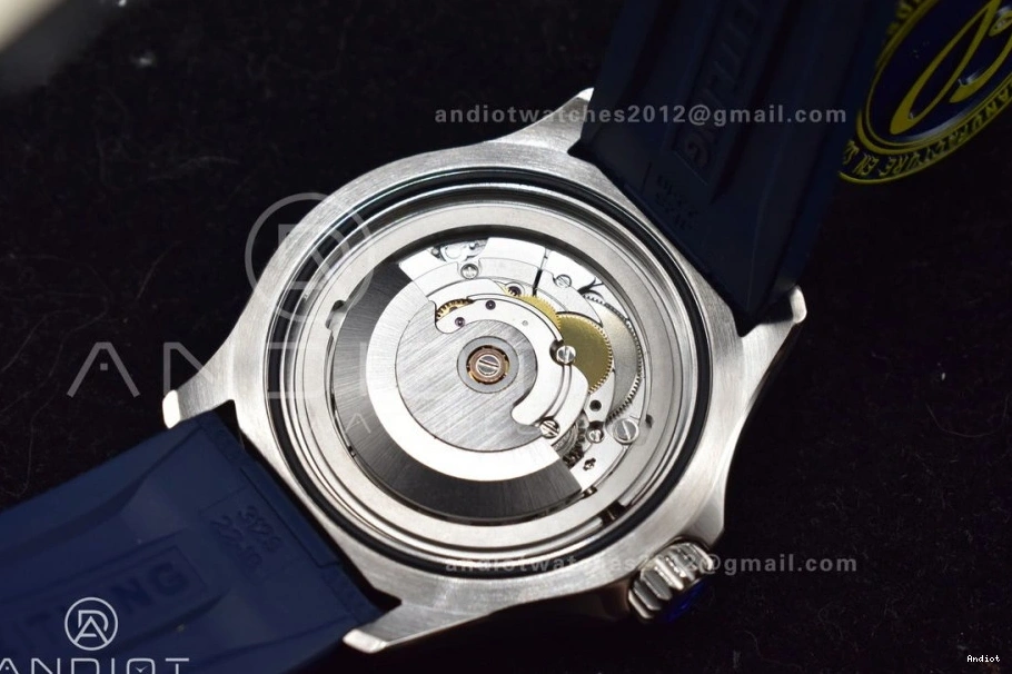 Dial SS Strap Edition SuperOcean Automatic BLSF Blue on Blue 42 A2824 Rubber Best 1:1 0420